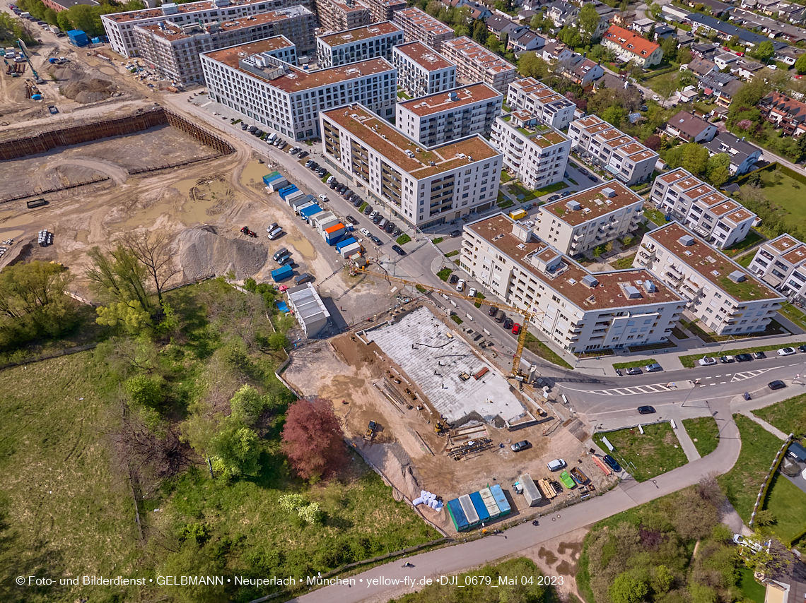 04.05.2023 - Luftbilder vom Alexisqaurtier und Pandion Verde in Neuperlach 04.05.2023 - Luftbilder vom Alexisqaurtier und Pandion Verde in Neuperlach